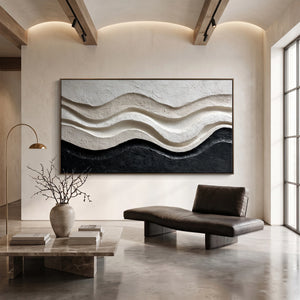 Midnight Drift | 3D Textured Wall Art
