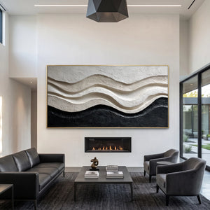 Midnight Drift | 3D Textured Wall Art