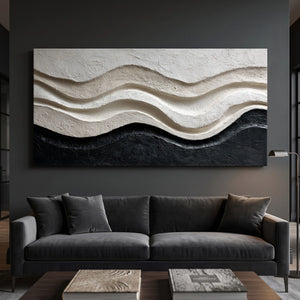 Midnight Drift | 3D Textured Wall Art