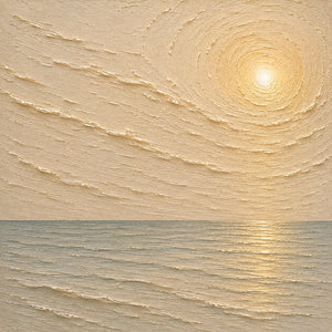 Soft Radiance | Neutral Warm Abstract Wall Piece