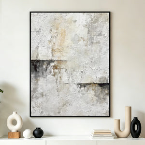 Minimal Abstract Texture Painting | Muted Boundary