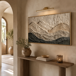 Neutral Earth Tones | Distant Mountain Range