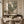 Sage Green Beige Leaf Relief Canvas | Thick Texture Painting