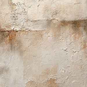 Thick Texture Neutral Abstract Painting | Pale Horizon