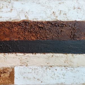 Earthy Striped Layers | Neutral Textured Wall Decor