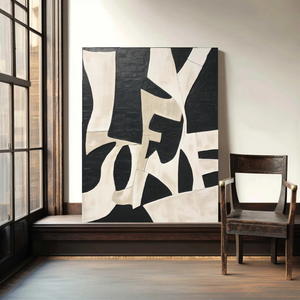 Modern Abstract Art | Black & White