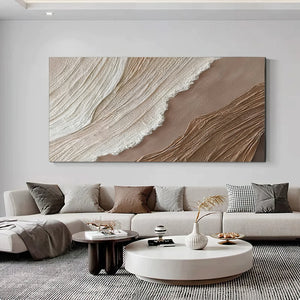 3D Textured Abstract Art | Shore Tides