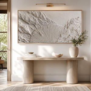 Minimal Relief | Pale Fan Mountain Forms
