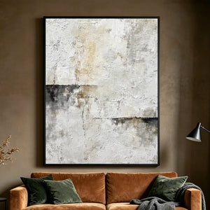 Minimal Abstract Texture Painting | Muted Boundary