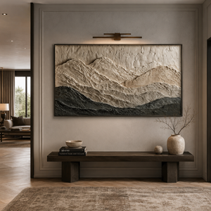 Neutral Earth Tones | Distant Mountain Range