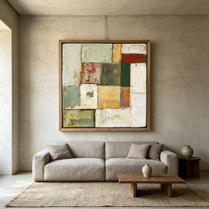 Drifting Sand Tides | Impasto Neutral Texture