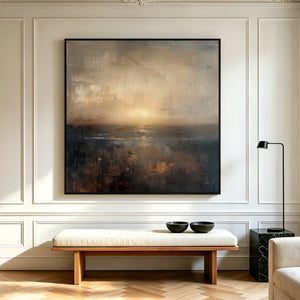 Wabi Sabi Atmospheric Seascape Art | Ocean Glow