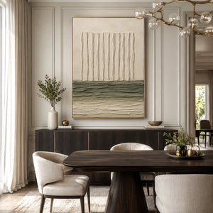 Vertical Lines & Strata | textured wall art