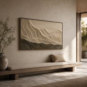 Linear Texture | Rippling Mountain Ridges