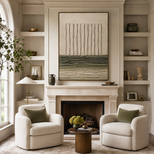 Vertical Lines & Strata | textured wall art
