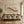 Beige Gold Ribbed Plaster Abstract | 3D Textured Wall Art