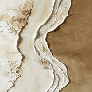 3D Textured Abstract Art | Clay Undulations
