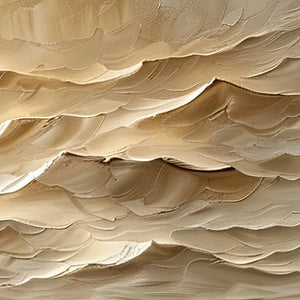 3D Textured Abstract Art | Layered Peaks