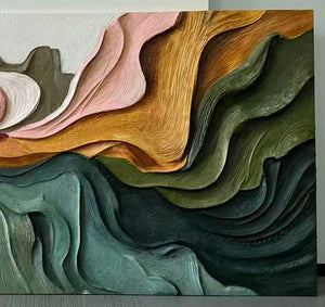Jewel Vortex | 3D Textured Abstract Art