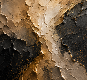 Midnight Current | Luxe Contrast Abstract Wall Piece