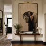 Gentle Bond | Vintage Woman And Horse Wall Art
