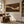 Dark Brown & Gold Flowing Wave Plaster Art | 3D Textured Wall Art