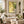 Bright Yellow Light Projection Relief Canvas | Thick Impasto Painting