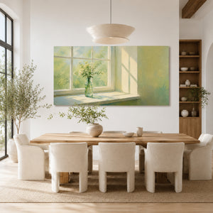 Morning Window Floral | Fresh Still Life Wall Piece