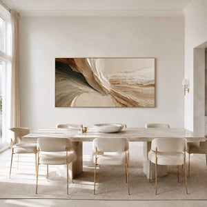 Earth Current Flow | Thick Impasto Abstract Wall Art