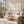 Off White Draped Fabric Plaster Art | 3D Textured Wall Art