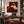 Lady In Burgundy Skirt | Modern Textured Figurative Wall Art