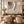 Flowing Earth Tone Lines | Thick Impasto Canvas Painting