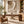 Flowing Earth Tone Lines | Thick Impasto Canvas Painting
