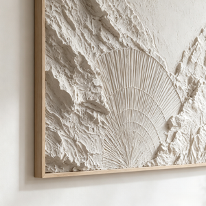 Textured Relief | Fan Form & Mountain Ridges
