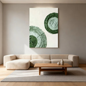 3D Textured Geometric Art | Sage Rings
