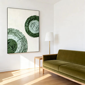 3D Textured Geometric Art | Sage Rings