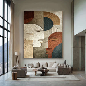 Geometric Abstract Art | Quiet Dialogue