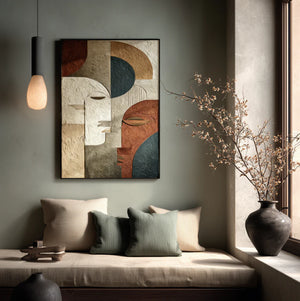 Geometric Abstract Art | Quiet Dialogue