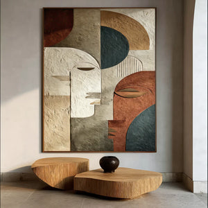 Geometric Abstract Art | Quiet Dialogue