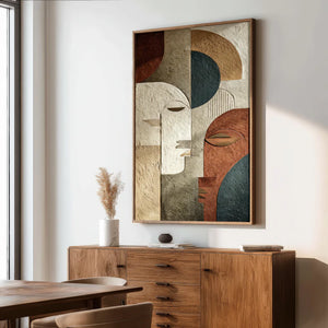 Geometric Abstract Art | Quiet Dialogue