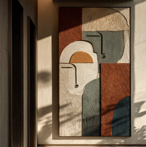 Geometric Abstract Art | Silent Profiles