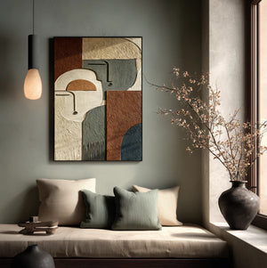 Geometric Abstract Art | Silent Profiles