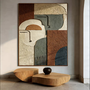 Geometric Abstract Art | Silent Profiles