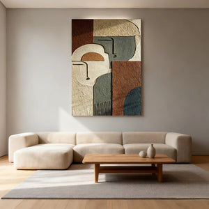 Geometric Abstract Art | Silent Profiles