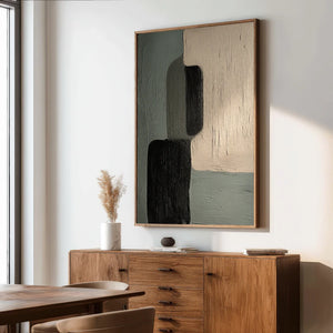 Minimalist Geometric Art | Quiet Interlock