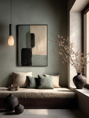 Minimalist Geometric Art | Quiet Interlock
