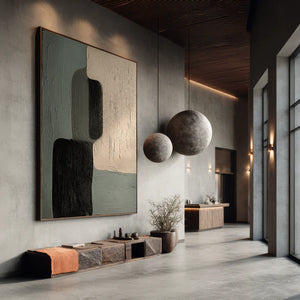 Minimalist Geometric Art | Quiet Interlock