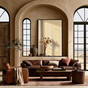 Warm Tone Still Life Painting | Window Floral Shadow