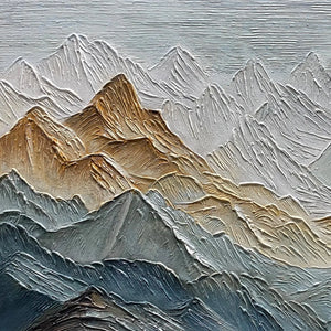 Ridge Echo | Multi‑Tone Abstract Wall Piece