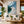 Crest Flow | Blue White Textured Wall Art